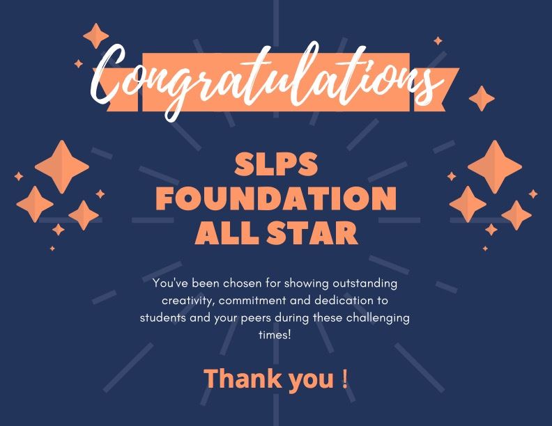 SLPS Foundation Alll Star  May 2020